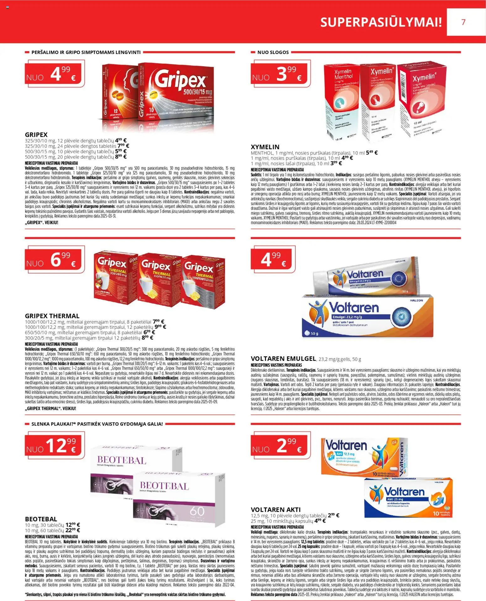 Norfa vaistinė akcijos nuo 01.12.2025 | Puslapis: 7