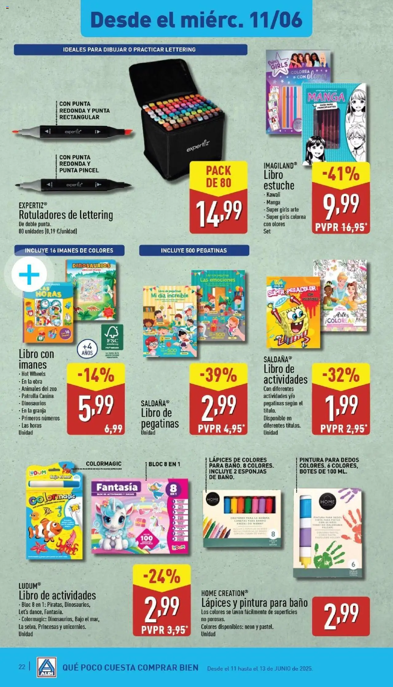 Aldi folleto Península │ válido desde el 09.06.2025 | Página: 22 | Productos: Baño