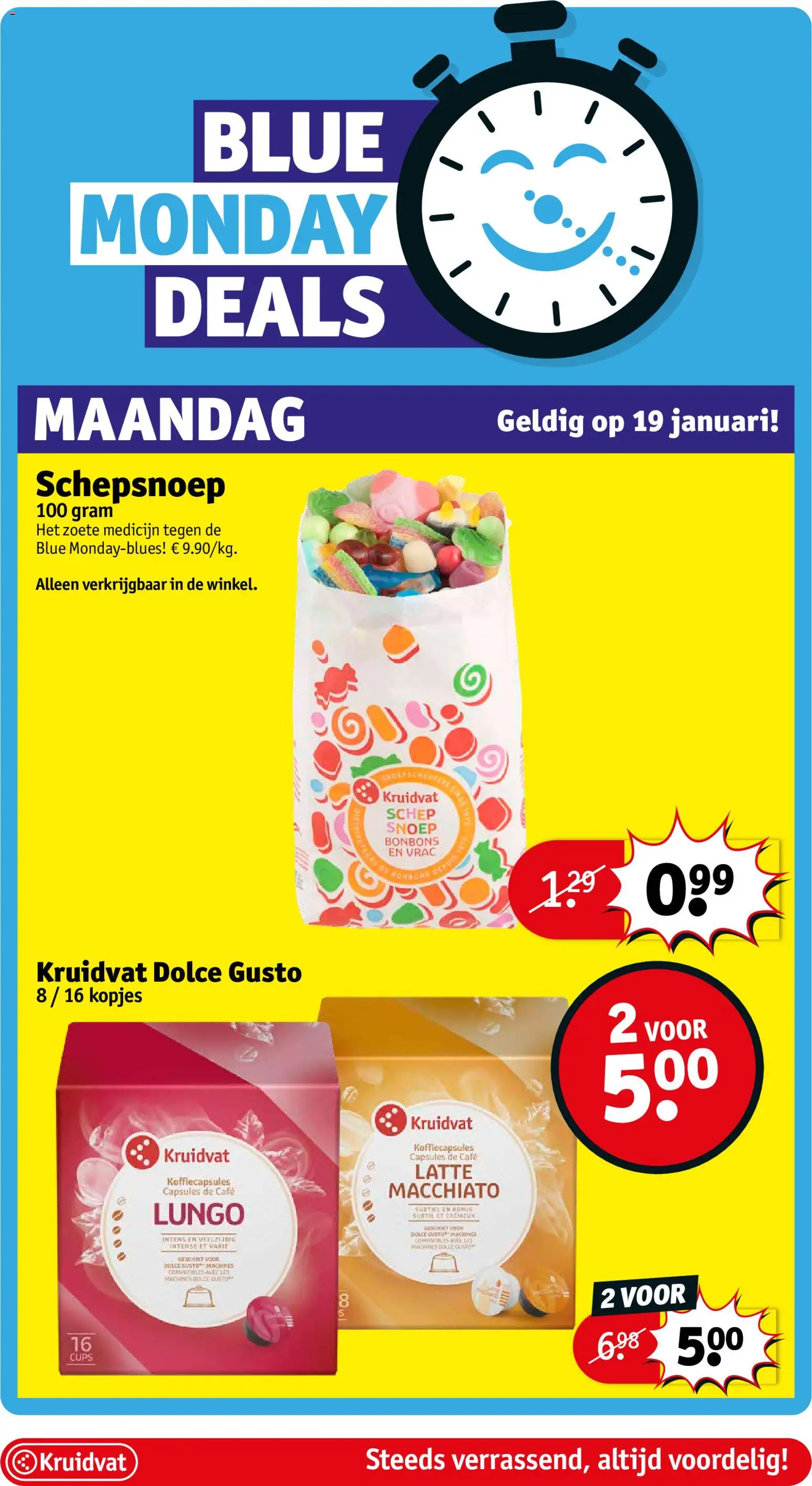 {H1} | Pagina: 11 | Producten: Snoep, Schep, Koffiecapsules