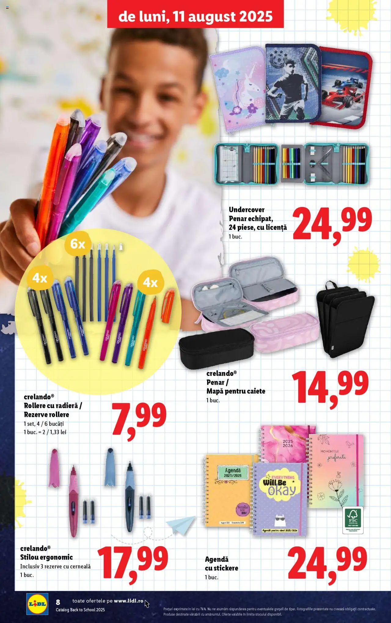 Lidl - Din nou la școală! – valabil de la 11.08.2025 | Pagină: 8 | Produse: Notebook