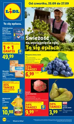 Pogląd oferty "Lidl Gazetka" - ważna od 25.09.2025