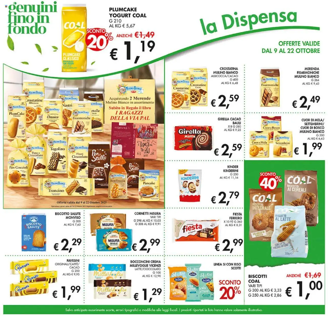 Volantino Coal del 09.10.2025 | Pagina: 15 | Prodotti: Riso, Cereali, Biscotti, Latte