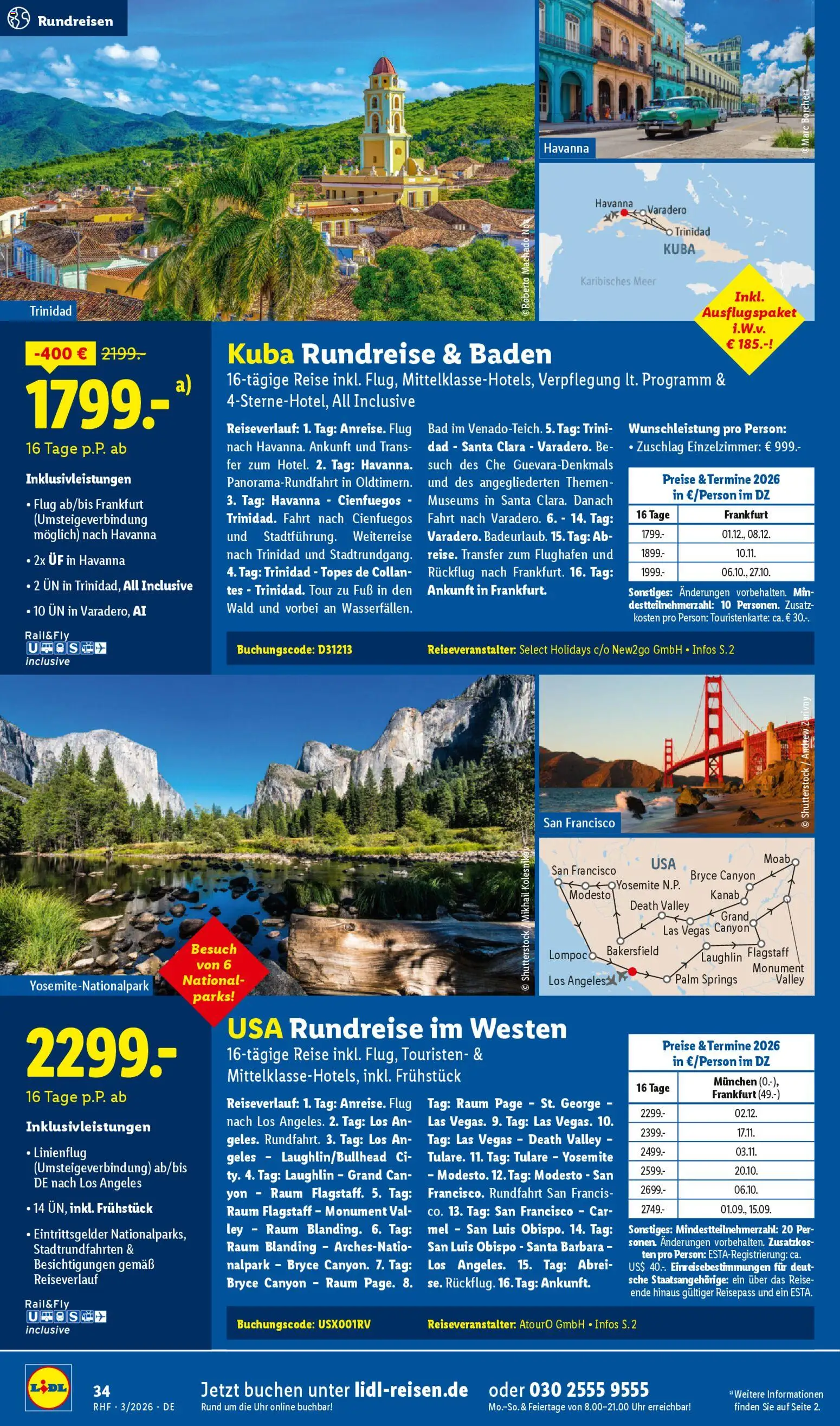 Lidl Reisen Prospekt 	 – gültig ab 28.02.2026 | Seite: 34 | Produkte: Bad, Uhr