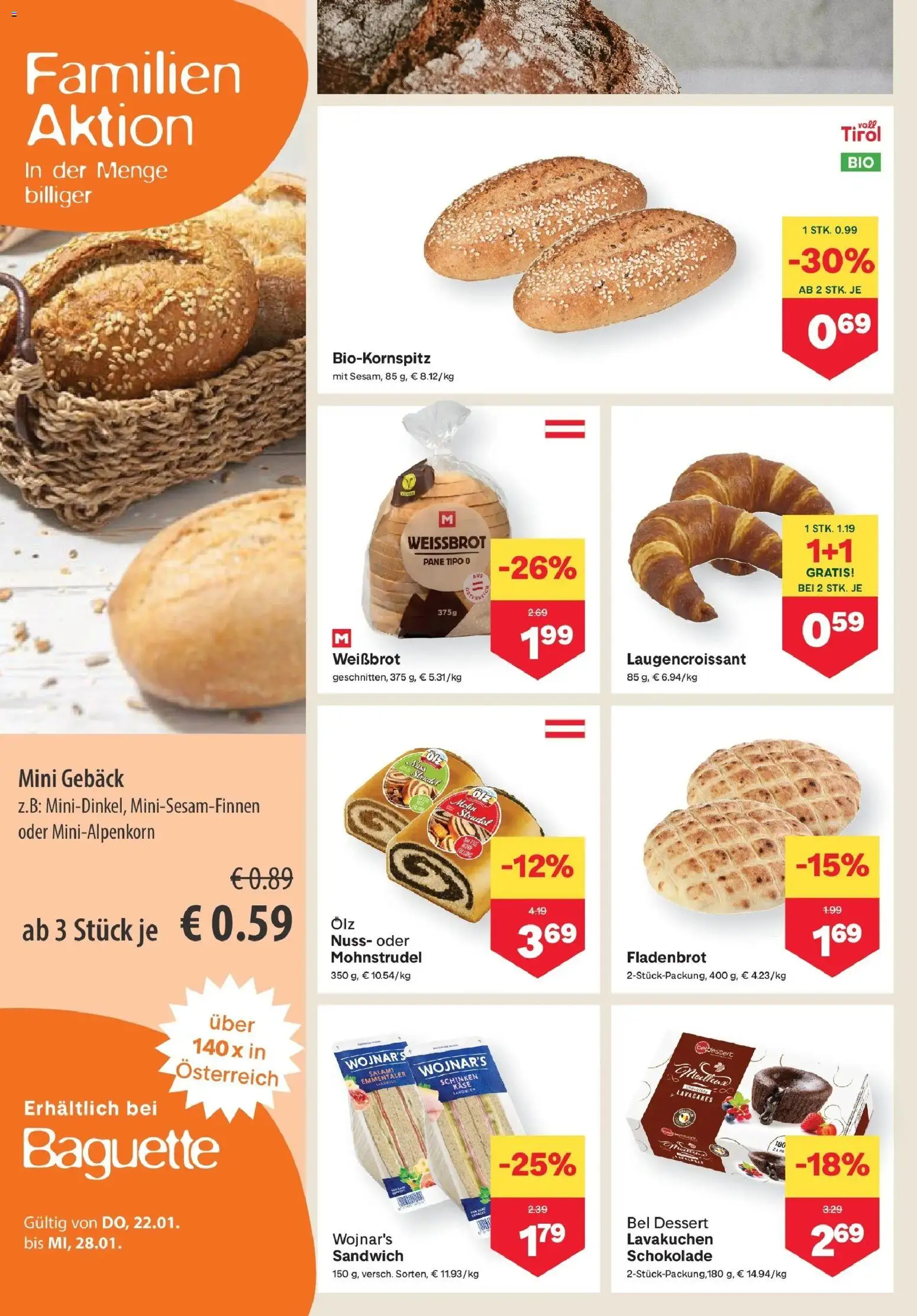 MPREIS St.Gallenkirch gültig ab 22.01.2026 | Seite: 4 | Produkte: Jääkaappipakastin, Käse, Schokolade, Salami