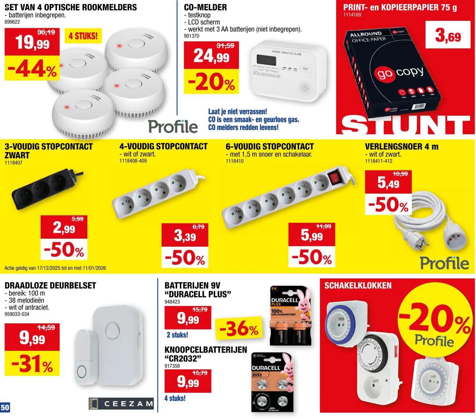 {H1} | Pagina: 50 | Producten: Stopcontact, Batterijen, Scherm, Ui