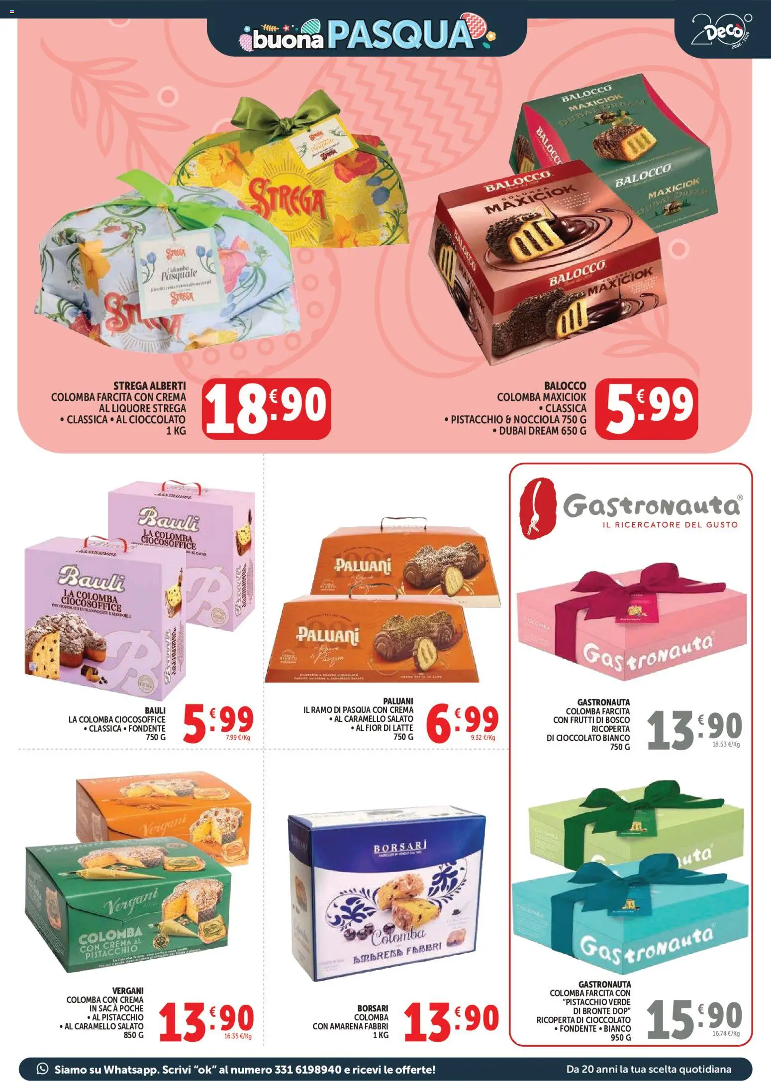 Volantino Decò del 27.03.2026 | Pagina: 5 | Prodotti: Crema, Cioccolato, Latte, Amarena