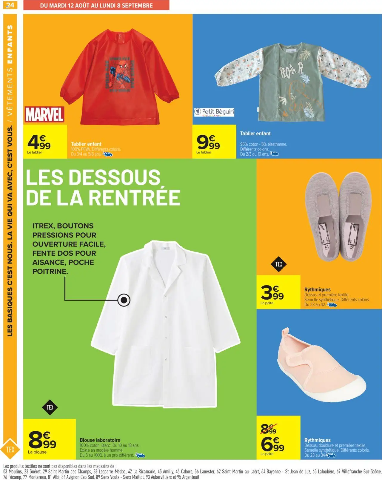  | Page: 26 | Produits: Tablier, Coton, Vêtements, Blouse