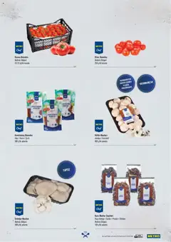 06.10.2025 tarihinden itibaren geçerli olan Metro kataloğu önizlemesi | Sayfa: 59 | Ürünler: Domates, Kiraz, Mantar