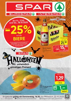 Spar Flugblatt ab 16.10.2025 gültig