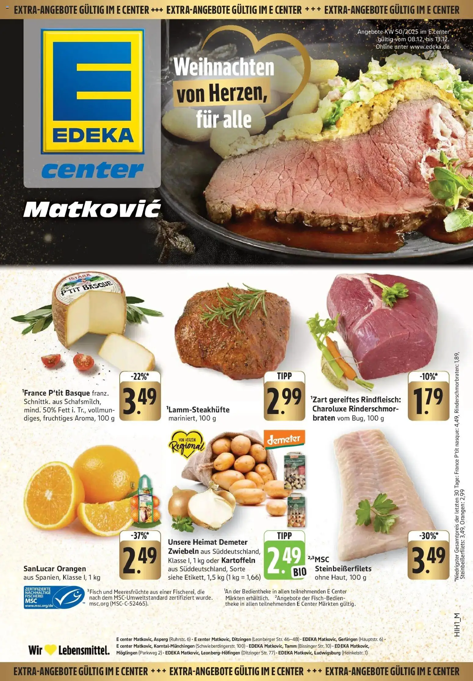 Edeka prospekt Möglingen	 – gültig ab 08.12.2025 | Seite: 35 | Produkte: Theke, Kartoffeln, Zwiebeln, Steak