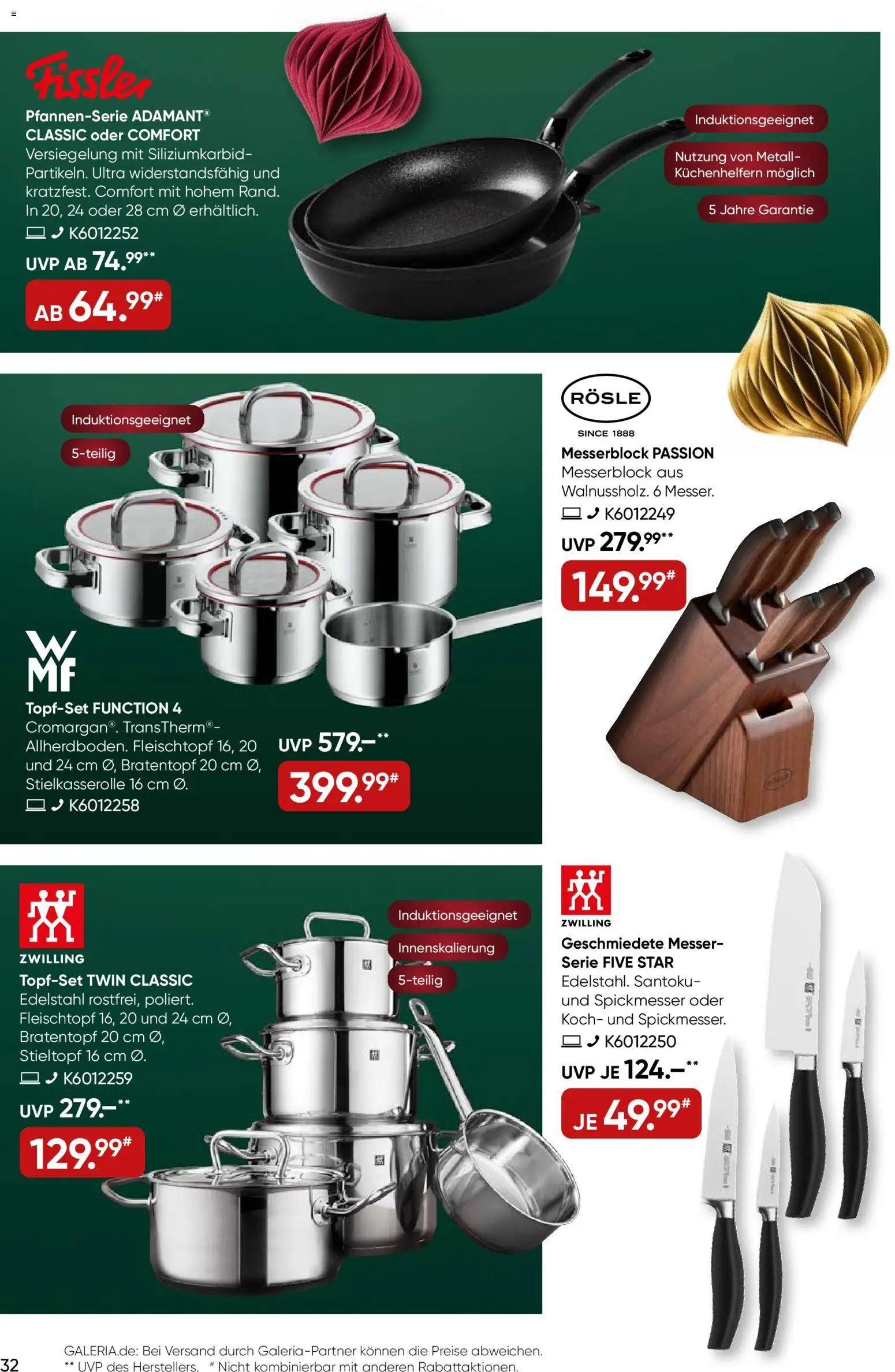 Galeria Karstadt Kaufhof Prospekt 	 – gültig ab 17.12.2025 | Seite: 32