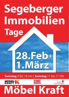 Möbel Kraft Segeberger Immobilientage ab 28.02.2026 gültig