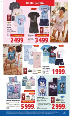 Lidl akciós ujság - amely érvényes a következő dátumtól: 31.07.2025 | Oldal: 37 | Termékek: Törölköző, Párnahuzat, Hálóing, Ágyneműhuzat