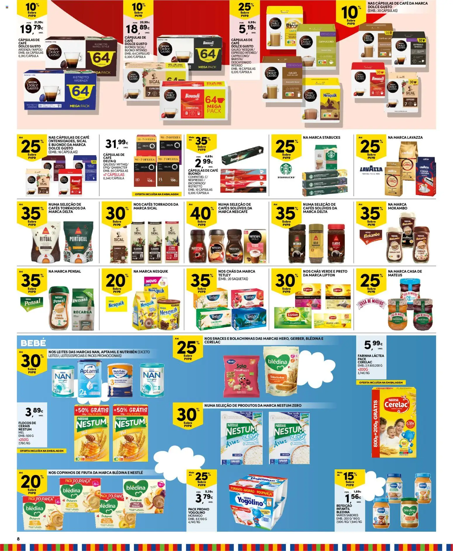Continente - Madeira │ válido de 13.01.2026 | Página: 8 | Produtos: Cafe buondi, Chocolate, Arroz, Doces