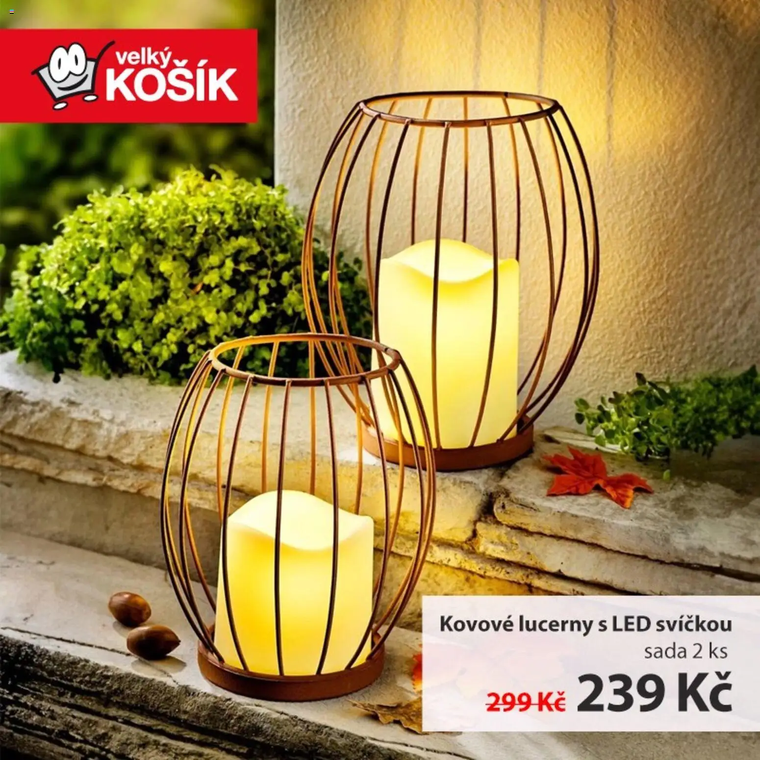 Velký Košík nabídka od 01.11.2025 | Strana: 1 | Produkty: Košík, LED, Lucerny