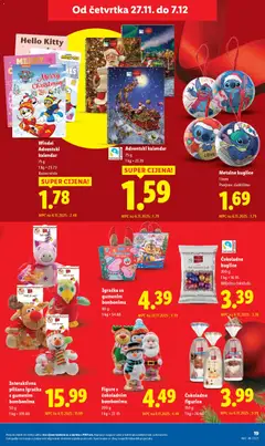 Windel Adventski kalendar, Adventski kalendar 75 g Razne vrste - Pregled kataloga iz trgovine Lidl, vrijedi od 27.11.2025 | Stranica: 19