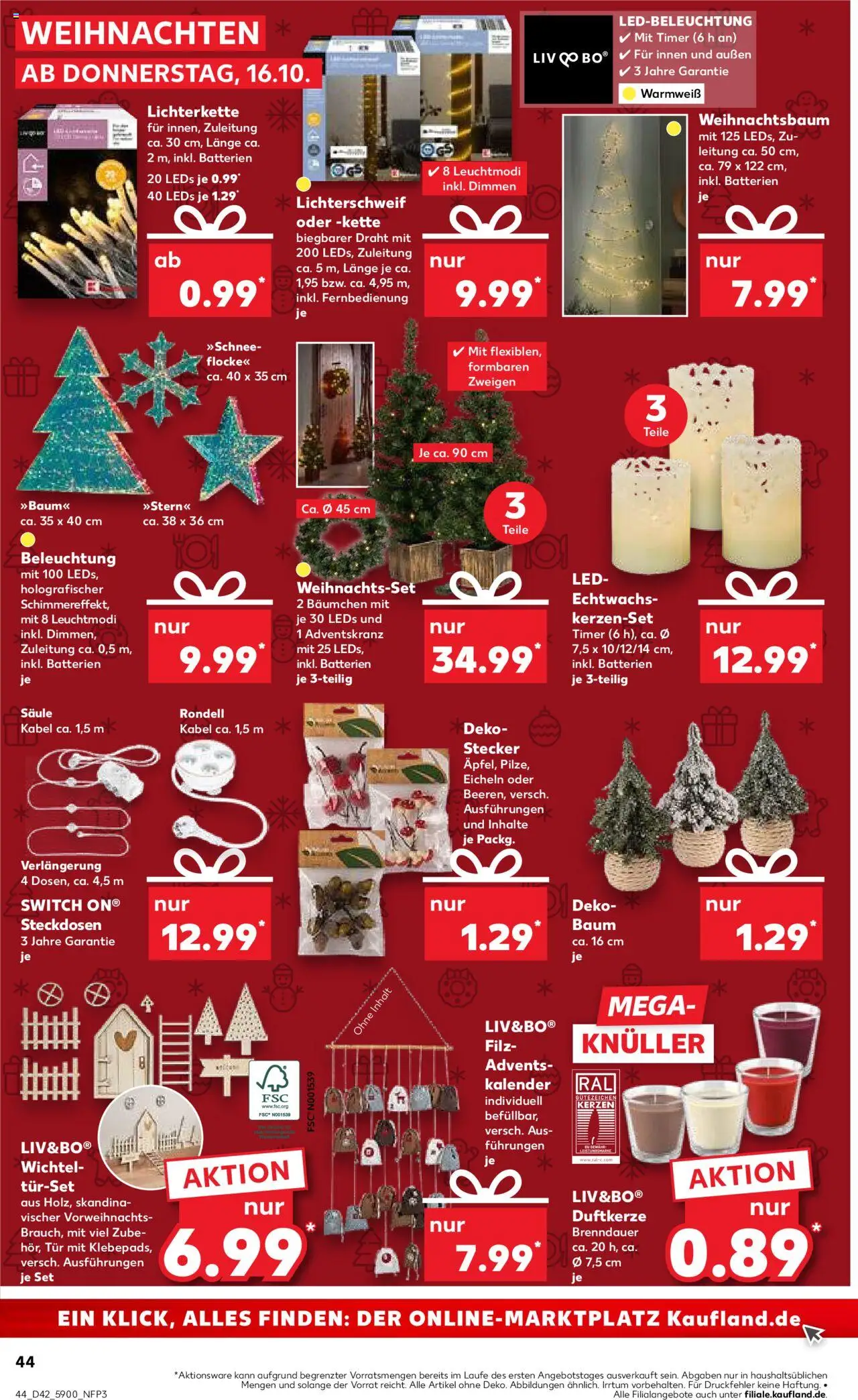 Kaufland Prospekt 	 – gültig ab 16.10.2025 | Seite: 44 | Produkte: Kabel, Batterien, Tür