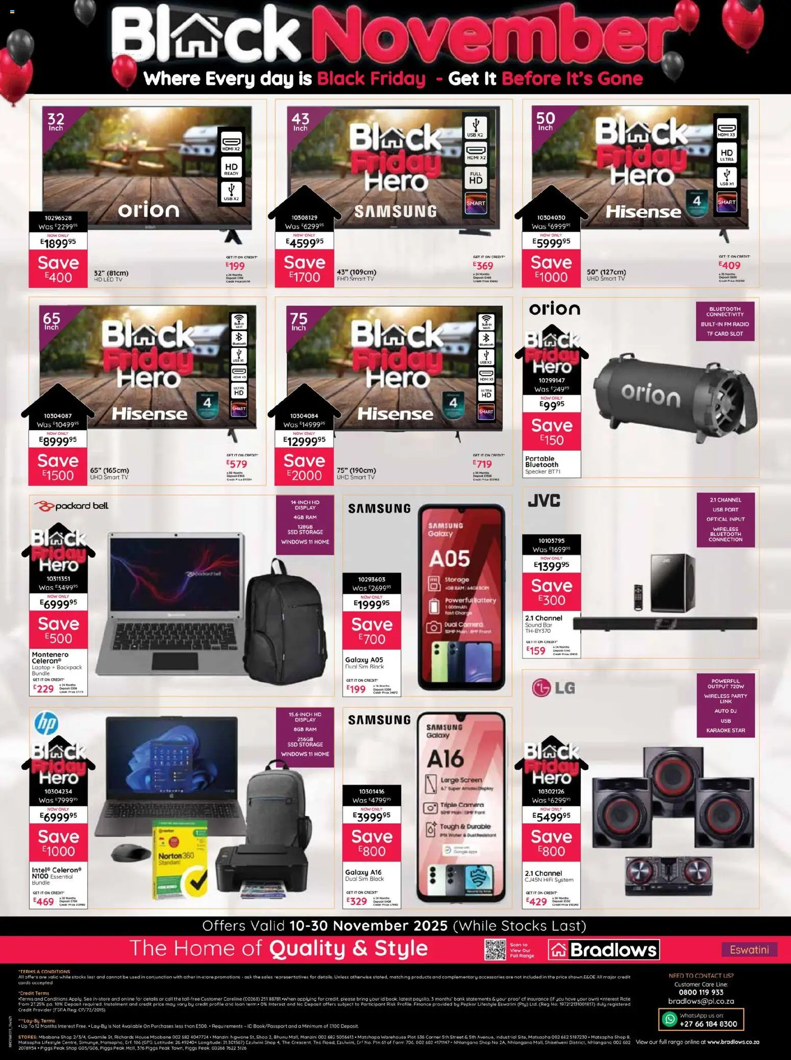New Bradlows catalogue – valid from 10.11.2025 | Page: 8 | Products: Sim, USB, Laptop, Ham