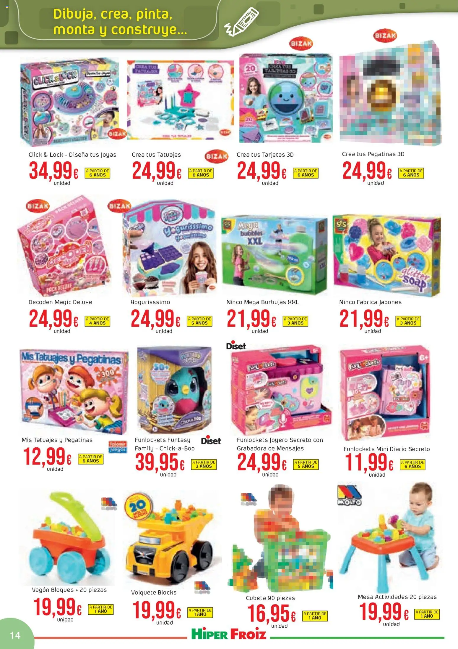 Froiz - Catálogo Juguetes │ válido desde el 21.11.2025 | Página: 14 | Productos: Mesa