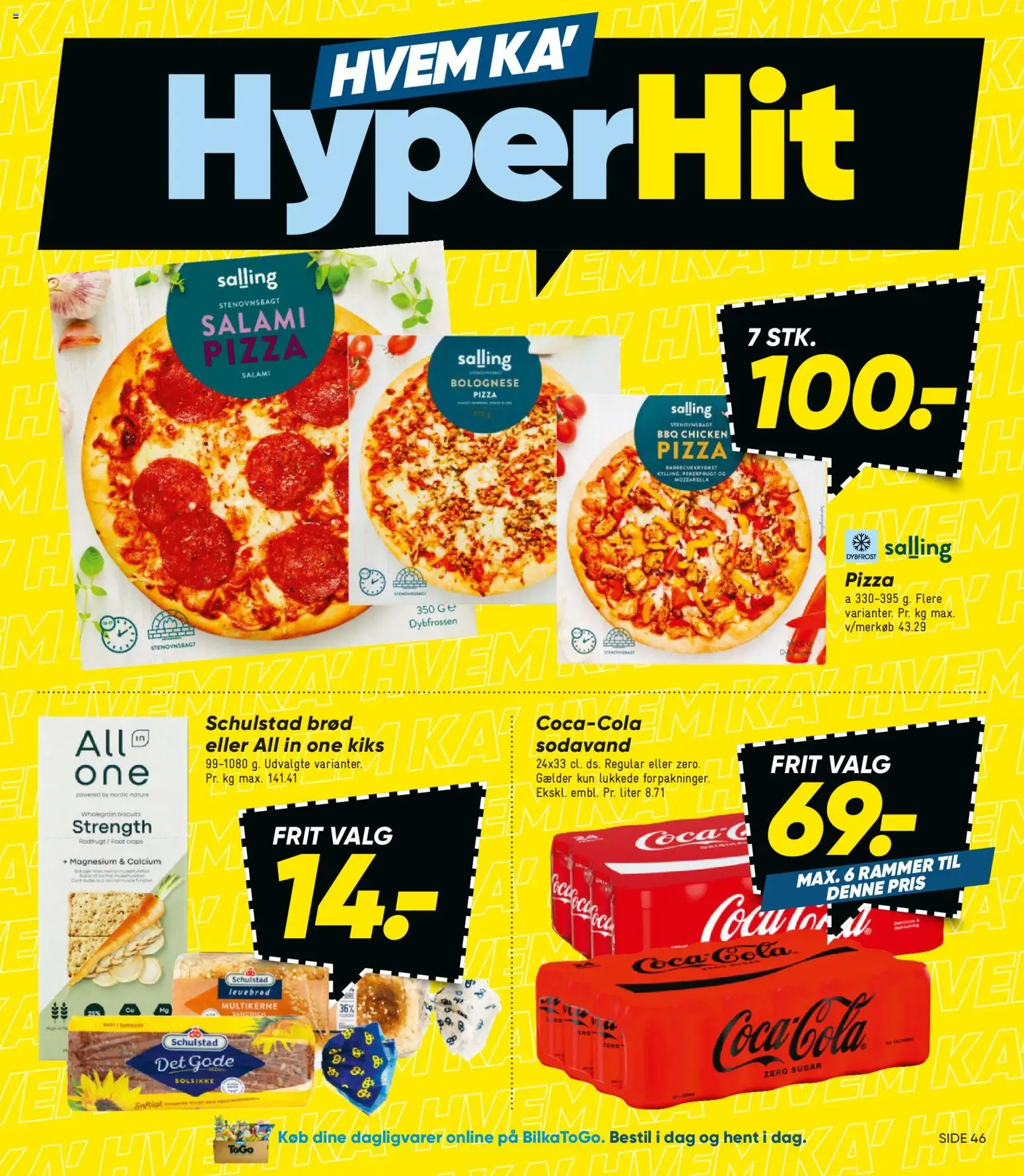 Bilka tilbudsavis – gyldig fra 23.01.2026 | Side: 3 | Produkter: Rammer, Brød, Mozzarella, Peberfrugt