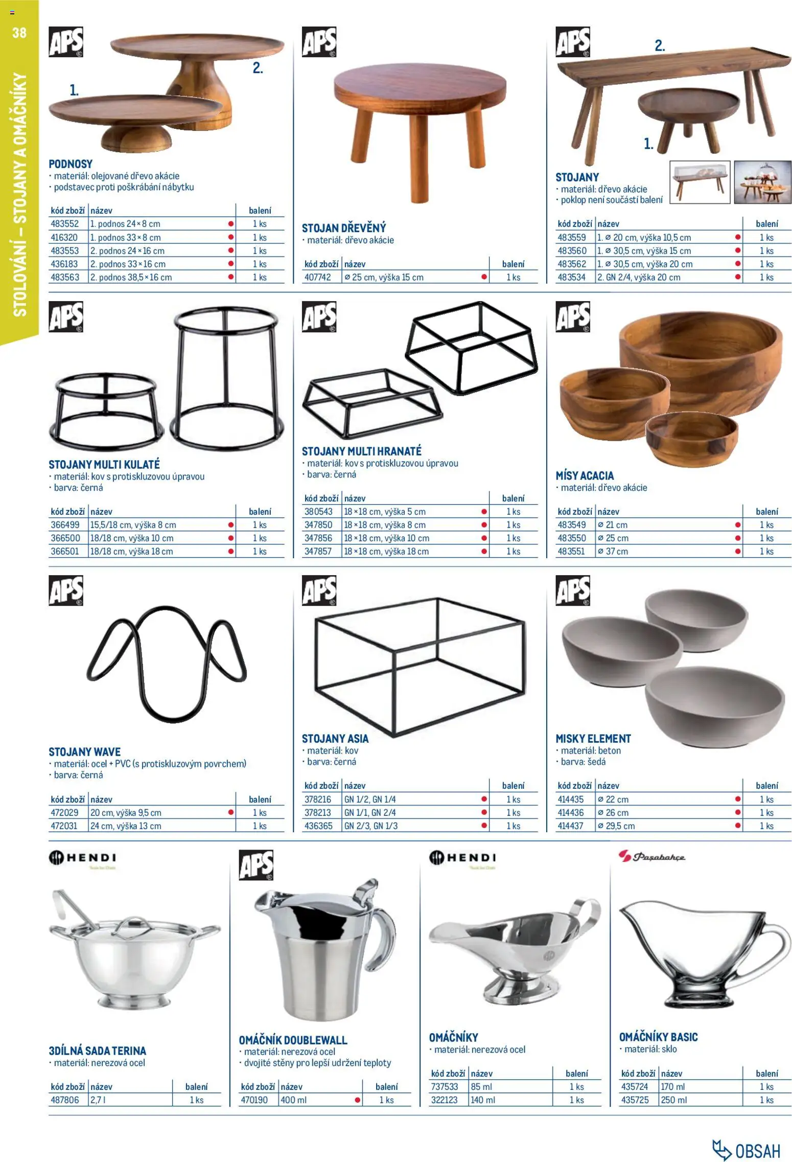 Makro leták - Gastro vybavení a zařízení od 01.02.2026 | Strana: 38 | Produkty: Podnos, Omáčník