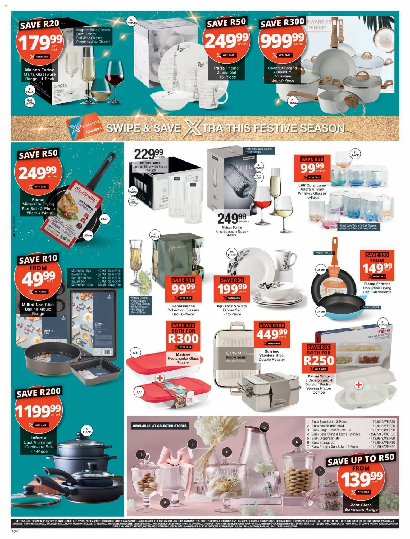 New Checkers catalogue – valid from 23.11.2025 | Page: 14 | Products: Cake, Platter, Wine, Whiskey