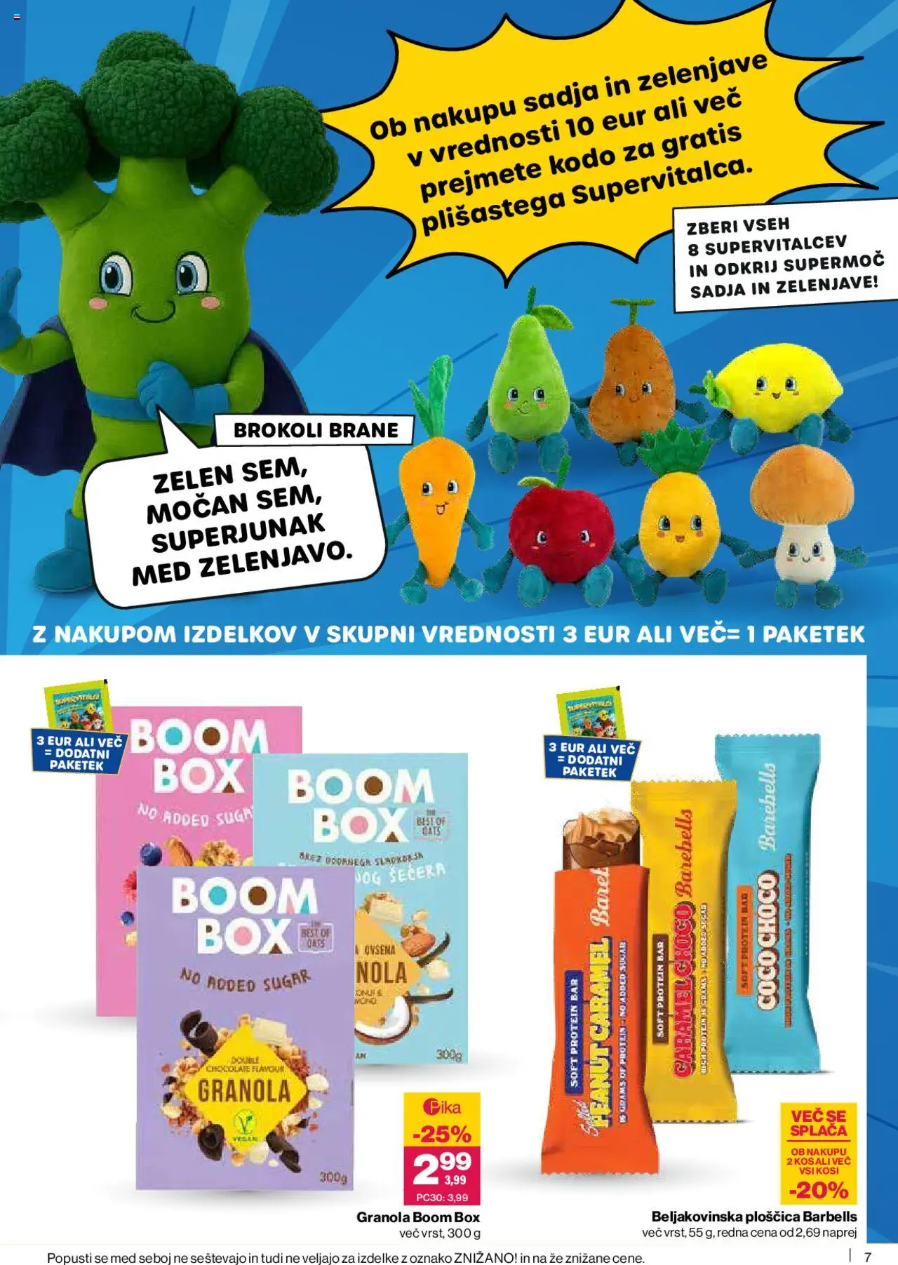 Novi Mercator katalog ponudbe – veljaven od 16.10.2025 | Stran: 7 | Izdelki: Beljakovinska ploščica