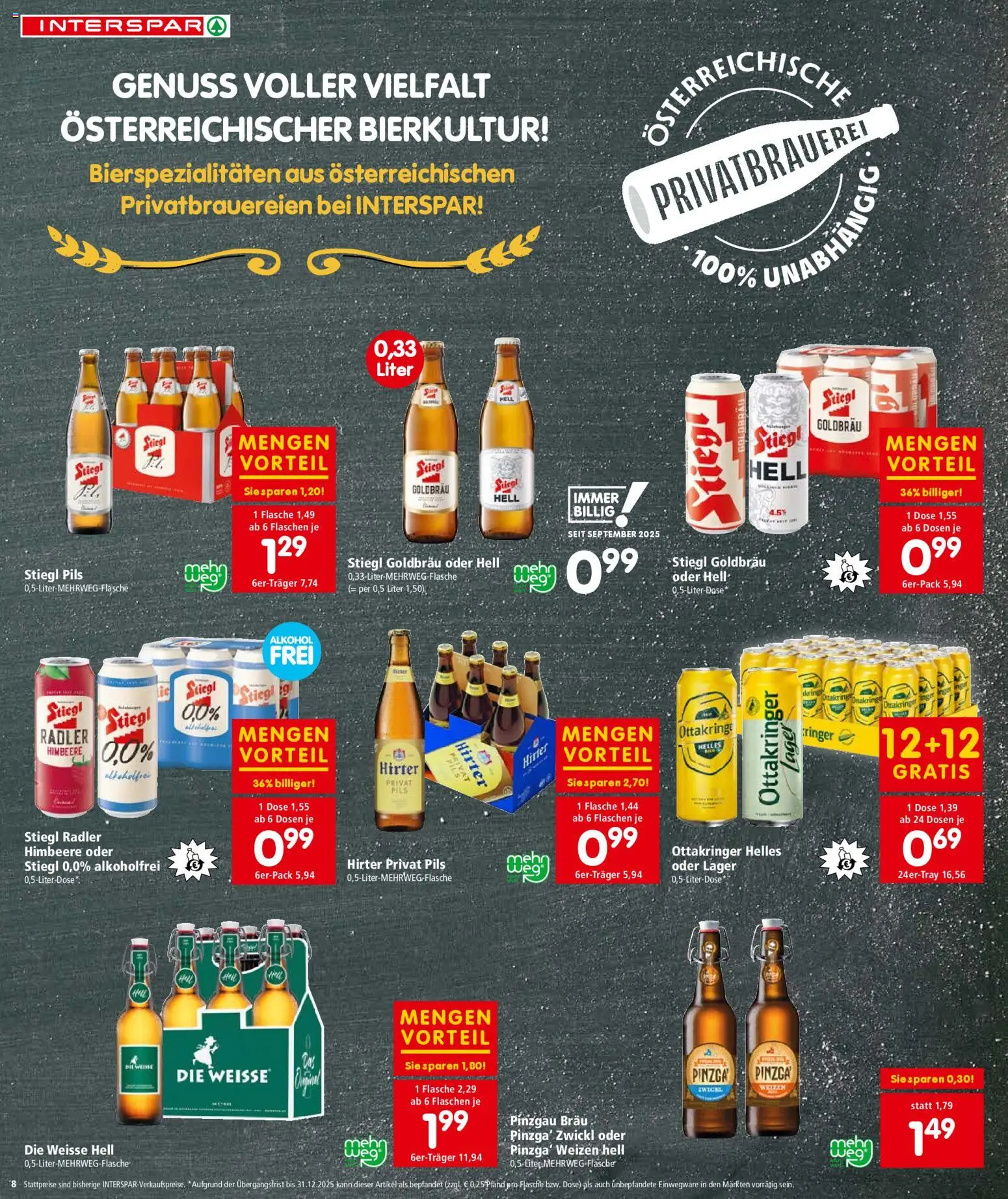 Interspar Flugblatt - Salzburg gültig ab 27.11.2025 | Seite: 9 | Produkte: Himbeere