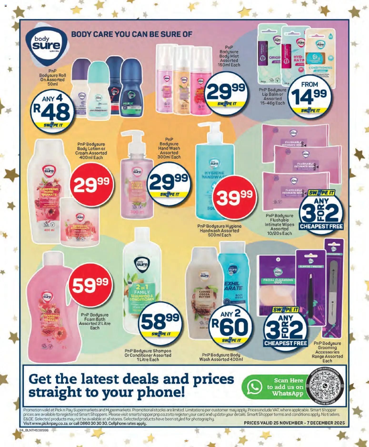 New Pick n Pay catalogue – valid from 25.11.2025 | Page: 24 | Products: Phone, Handwash, Cream, Lotion