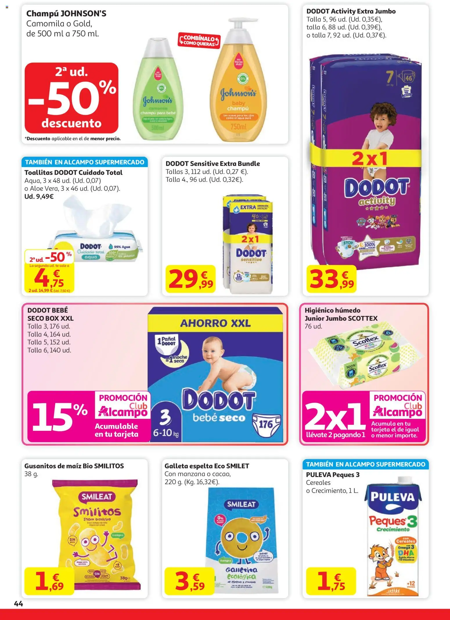 Alcampo - Hg Madrid │ válido desde el 11.12.2025 | Página: 44 | Productos: Δοχείο φοντί, Champú, Cereales, Manzana