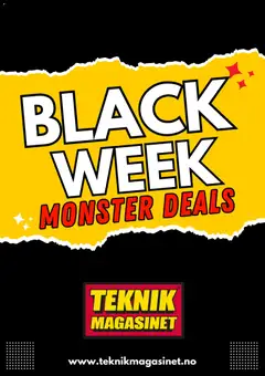 Forhåndsvisning av Teknikmagasinet - Black Friday gyldig fra 21.11.2025