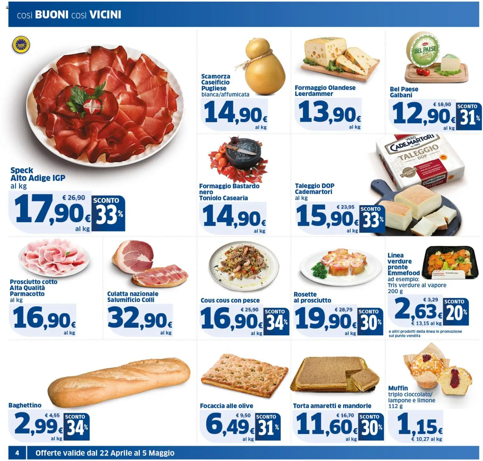 Volantino SIGMA del 22.04.2026 | Pagina: 4 | Prodotti: Limone, Prosciutto, Mandorle, Cous cous