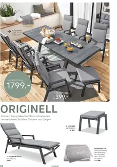 Porta! - Outdoor - Gartenmöbelkatalog 2025 - gültig ab dem 02.03.2025 | Seite: 82 | Produkte: Hocker, Relaxsessel