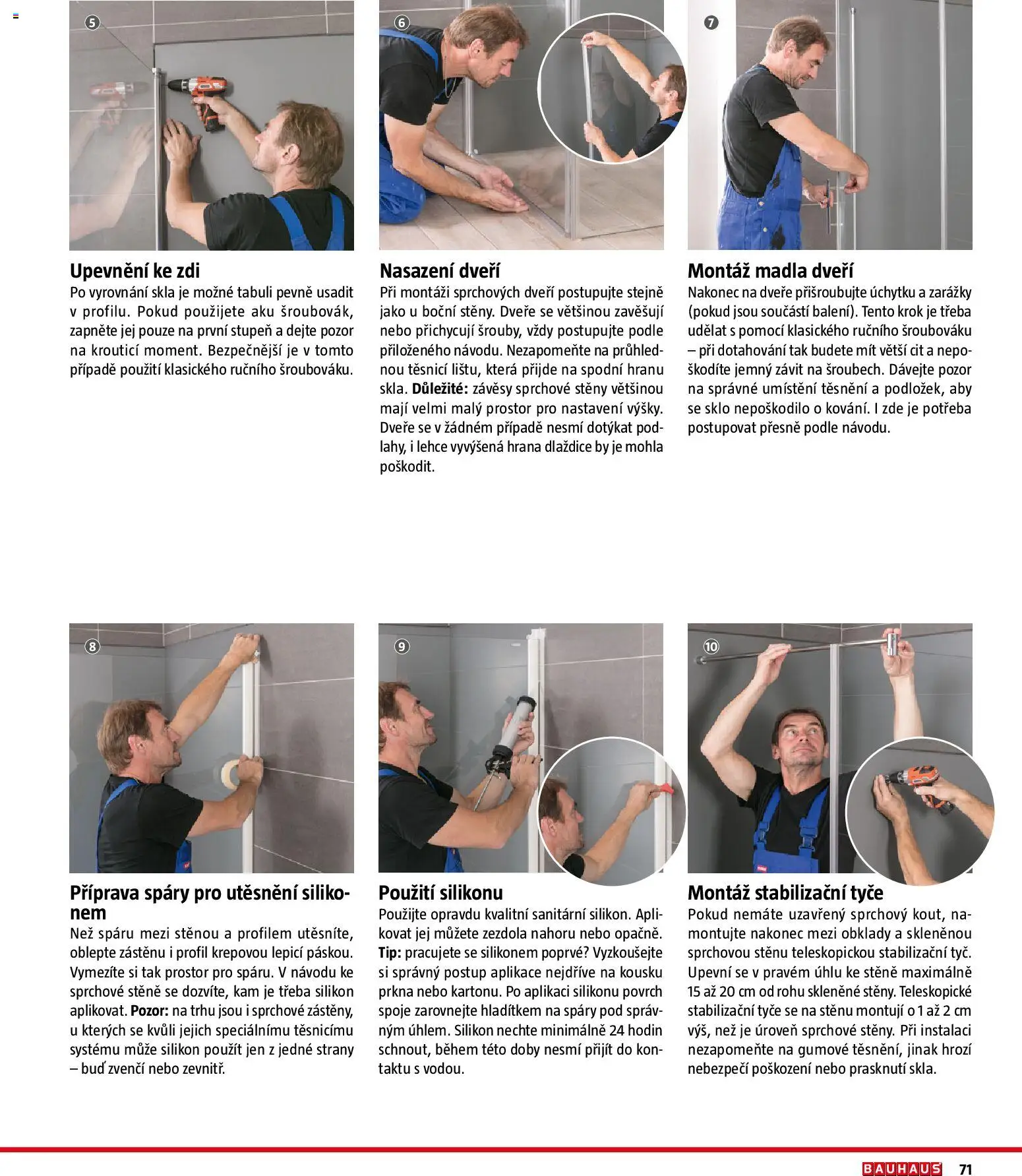 Bauhaus katalog Sanita od 03.11.2025 | Strana: 71 | Produkty: Silikon, Závěsy