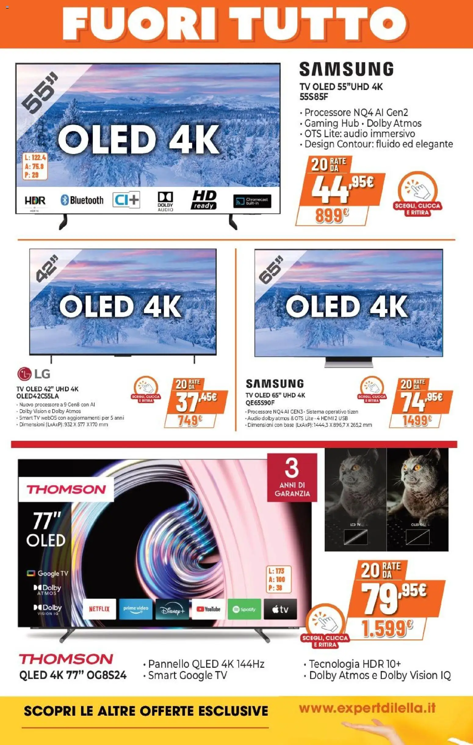 Volantino Expert del 15.01.2026 | Pagina: 11 | Prodotti: smart TV, Video, Audio, USB