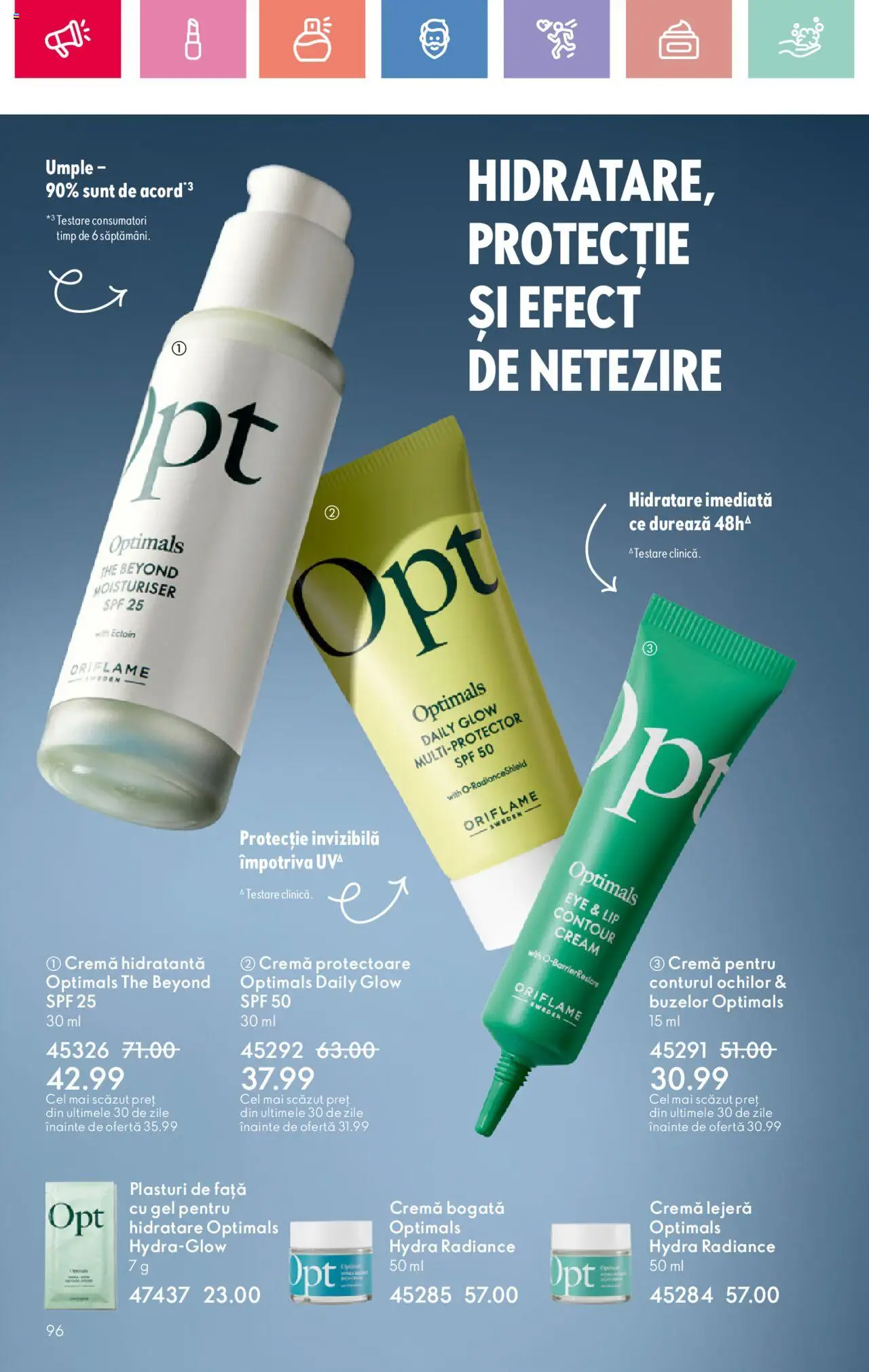 Oriflame catalog 11 2025 – valabil de la 27.07.2025 | Pagină: 96 | Produse: Plasturi, Arapsaçı, Cremă