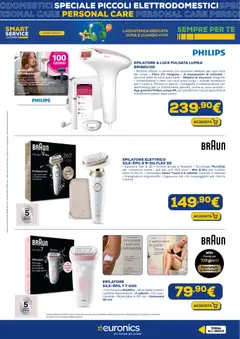 Anteprima del volantino Euronics Piccoli Elettrodomestici catalogo valido a partire dal 04.12.2025 | Pagina: 27 | Prodotti: Pettine, Tè, Cavo, Epilatore