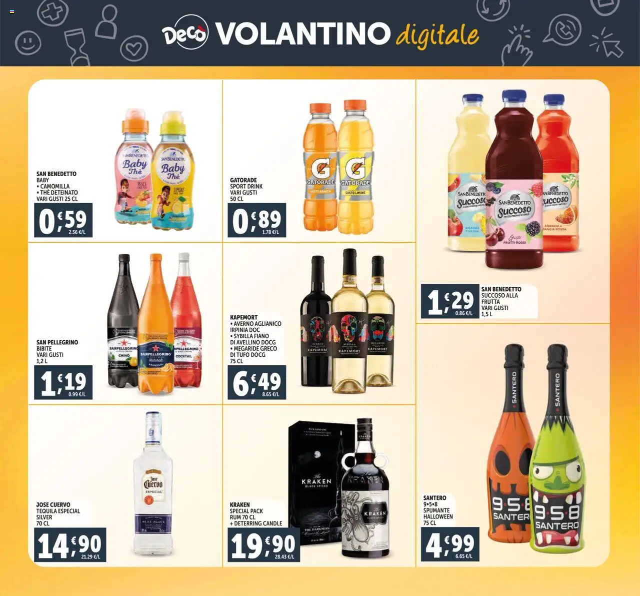 Volantino Decò del 16.10.2025 | Pagina: 28 | Prodotti: Frutta, Ananas, Tequila, The