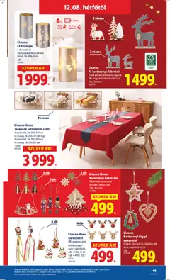Lidl Akciós újság - amely érvényes a következő dátumtól: 04.12.2025 | Oldal: 49