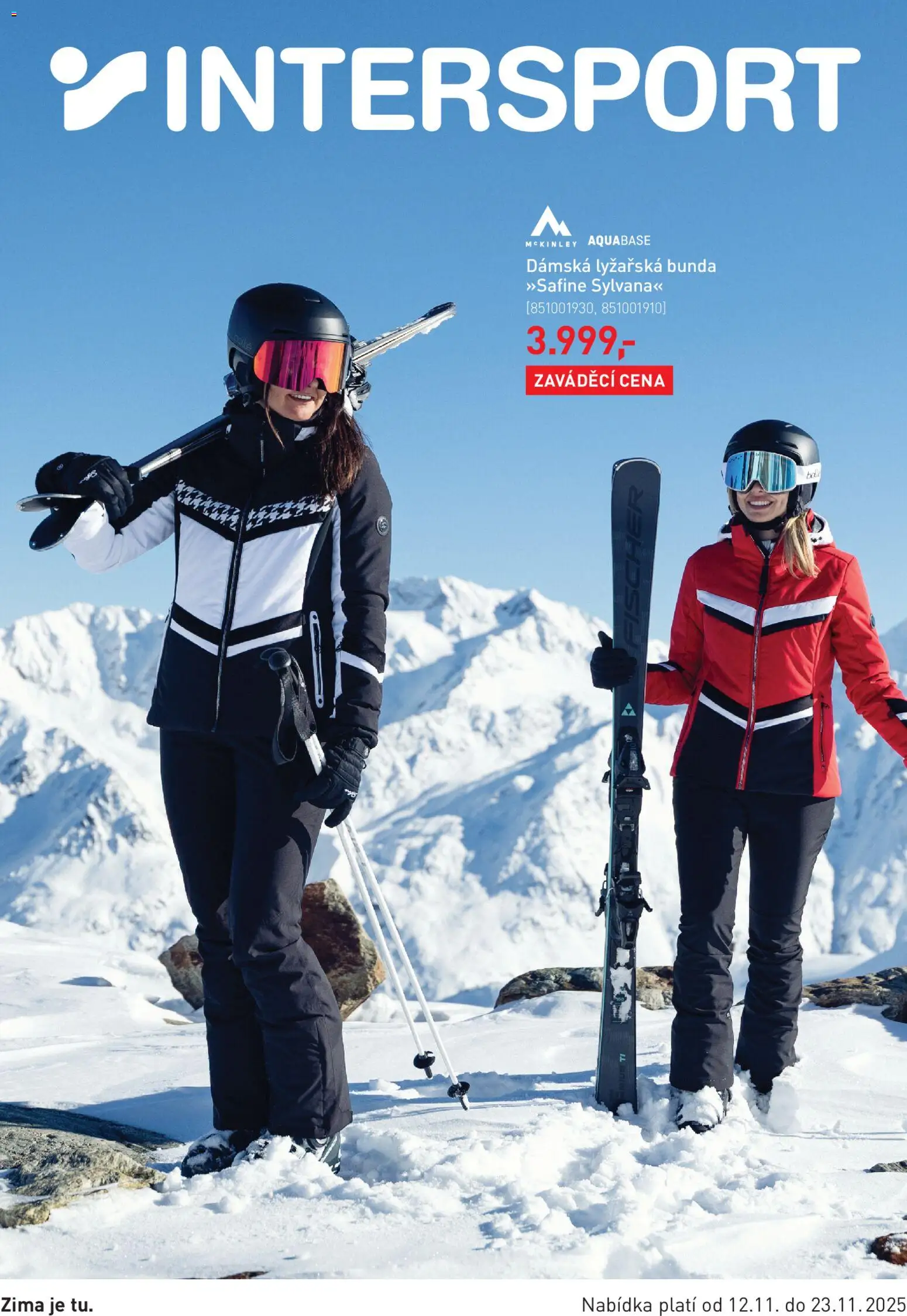 Intersport leták od 12.11.2025 | Strana: 1 | Produkty: Bunda