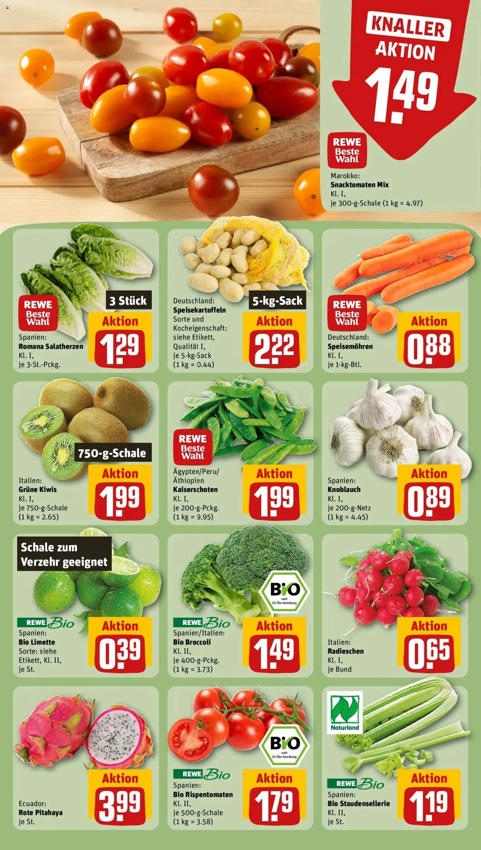 Rewe prospekt Nidda	 – gültig ab 09.02.2026 | Seite: 15 | Produkte: Knoblauch, Limette