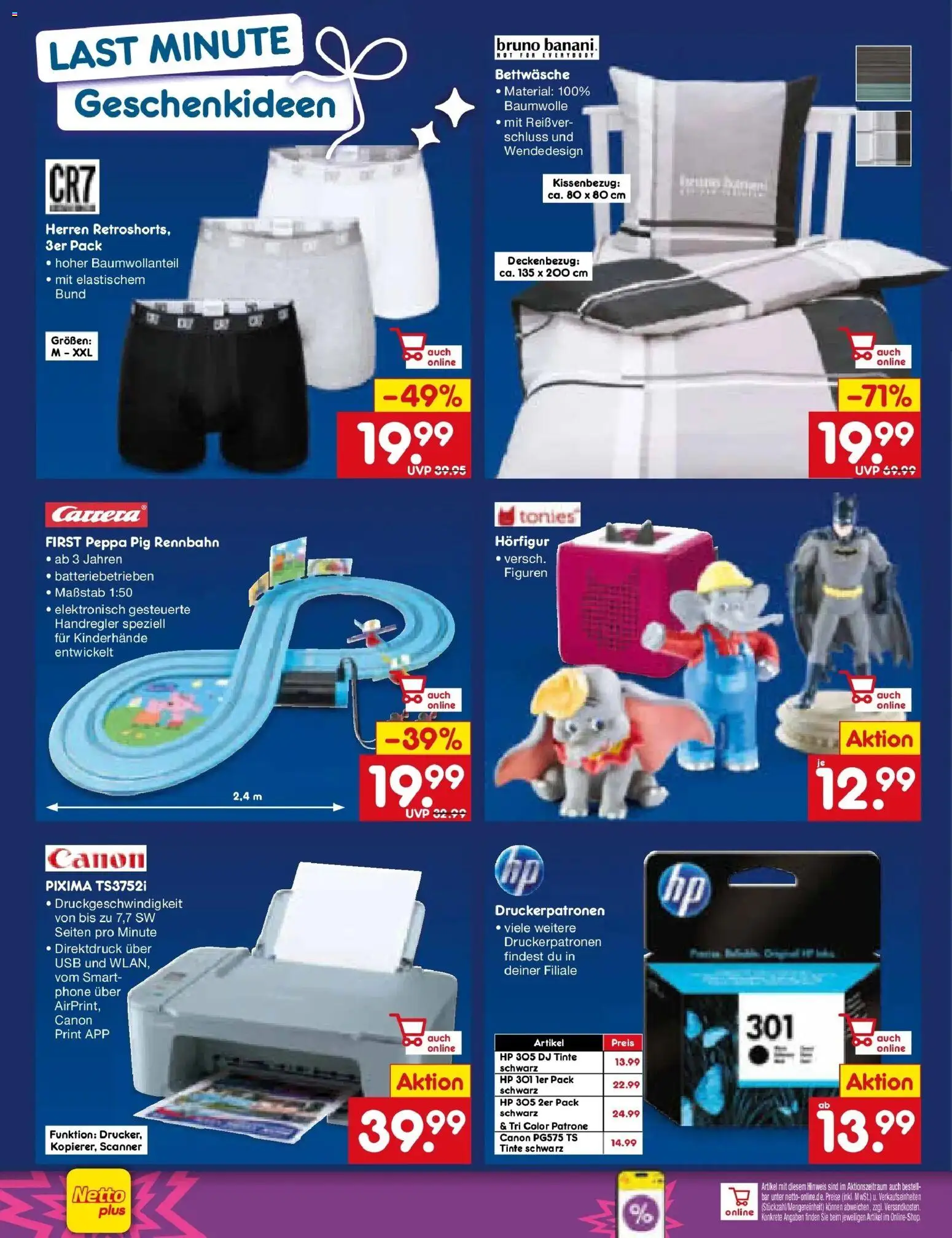 Netto Marken-Discount prospekt Waiblingen-Bittenfeld	 – gültig ab 28.12.2025 | Seite: 34 | Produkte: HP, USB, Bettwäsche