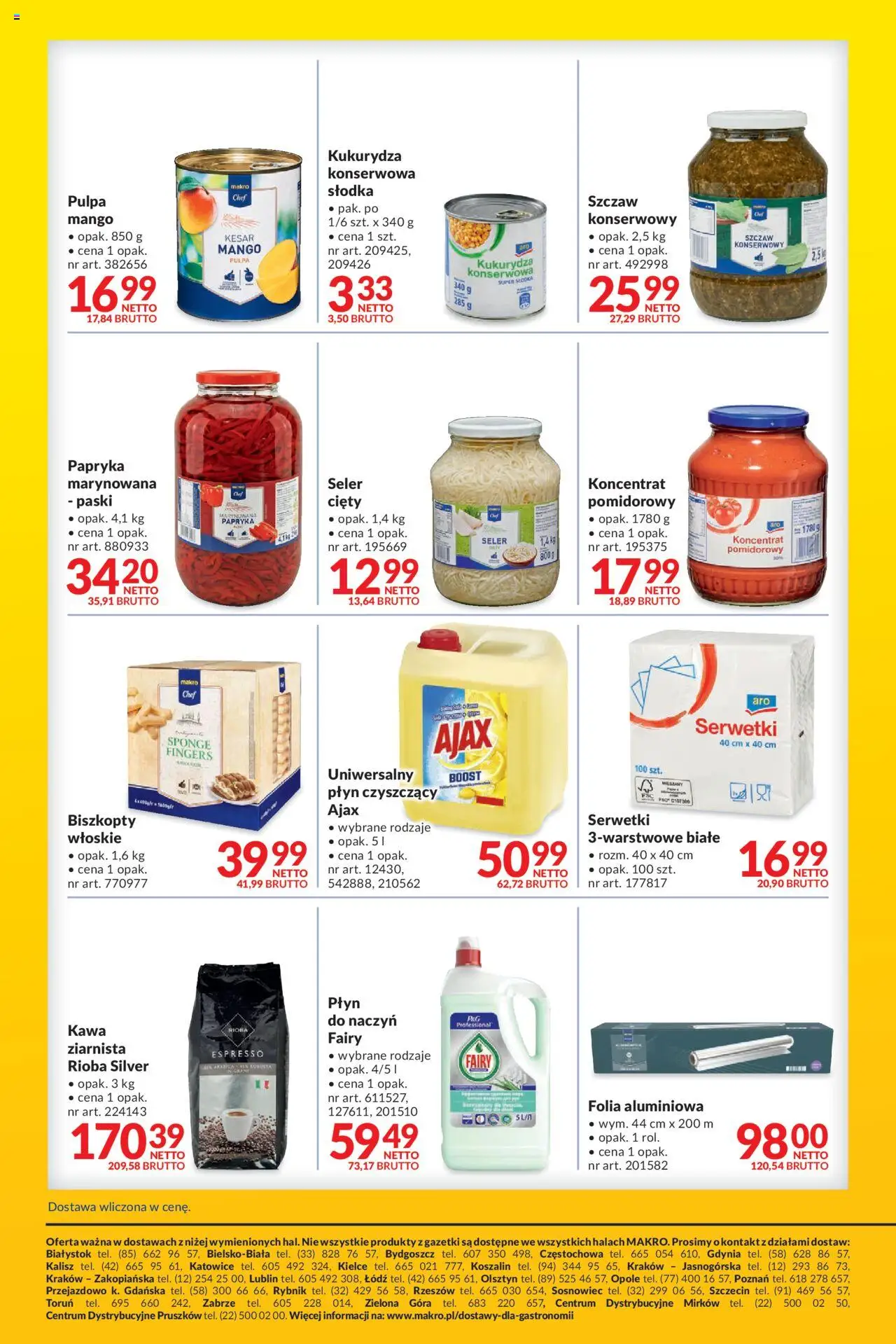 Makro Gazetka - Dostawy dla gastronomii od 05.08.2025 | Strona: 6 | Produkty: Mango, Papryka, Kawa, Fairy