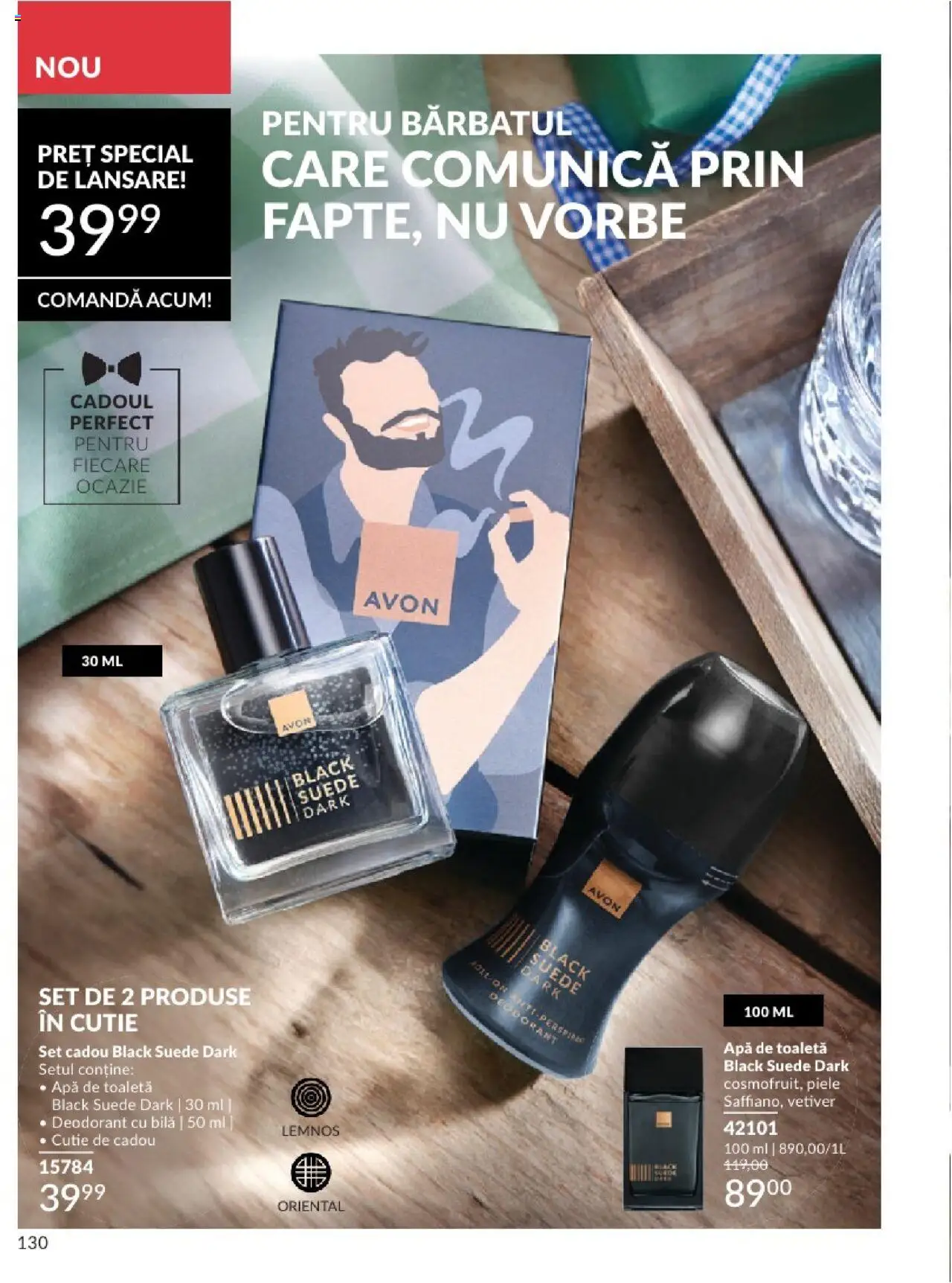 Catalog Avon - 06 2025 – valabil de la 01.06.2025 | Pagină: 130 | Produse: Toaletă, Apă de toaletă, Deodorant, Apă