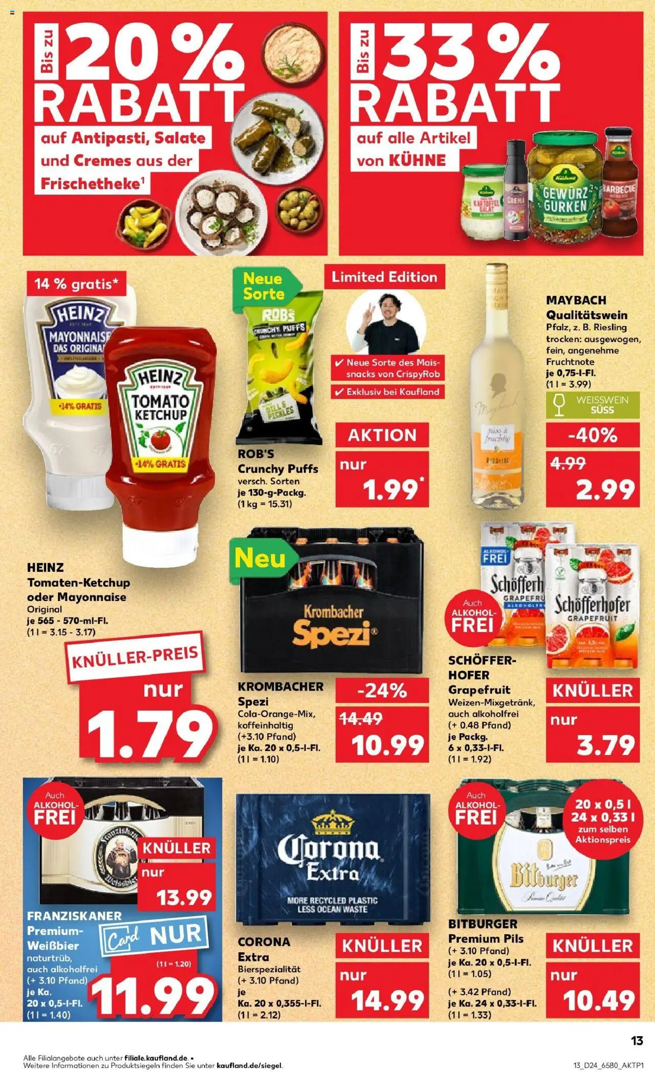 Kaufland prospekt Stadthagen	 - gültig ab dem 16.06.2025 | Seite: 28 | Produkte: Bitburger, Weißbier, Pils, Krombacher