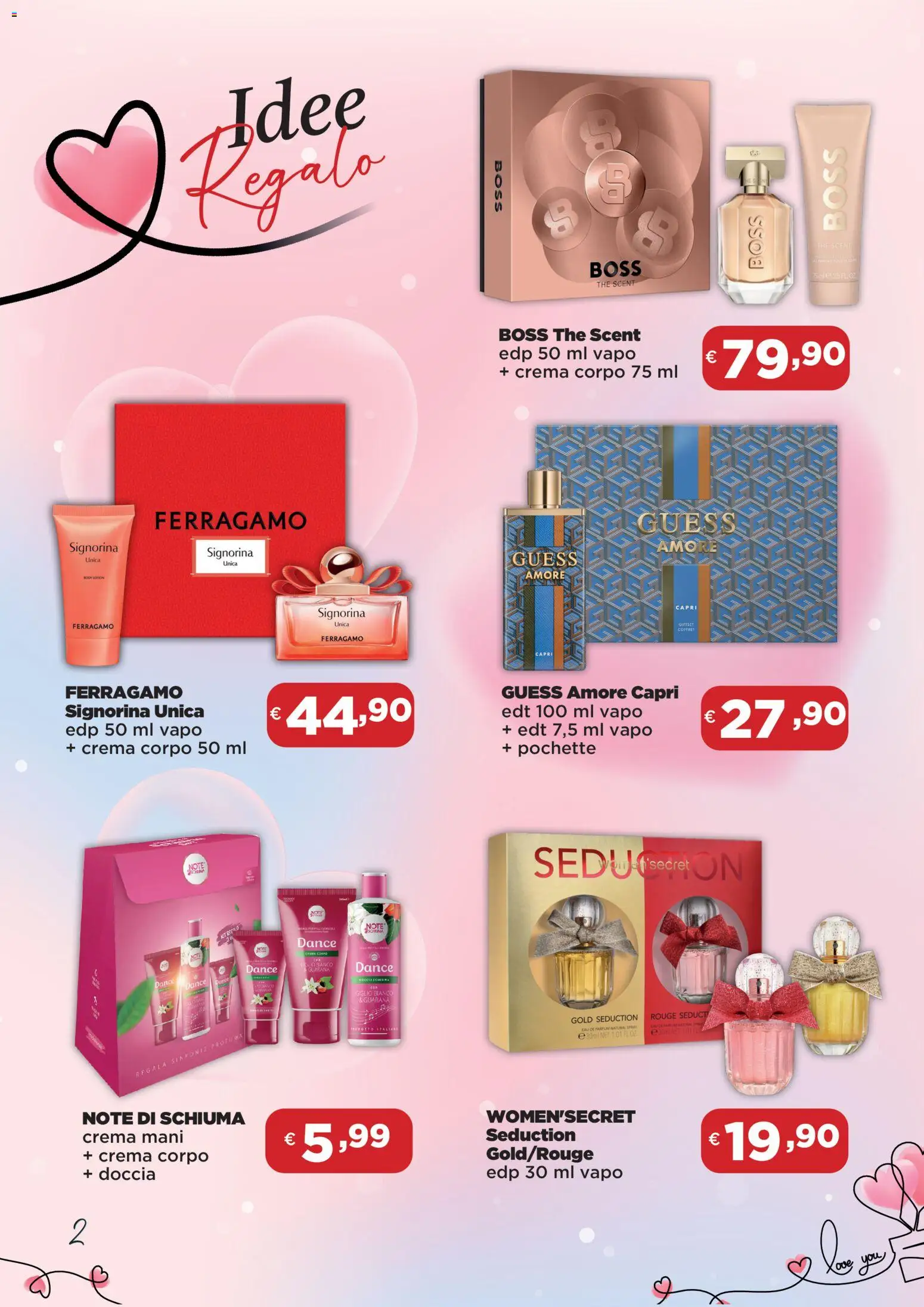 Volantino Acqua e Sapone del 14.02.2026 | Pagina: 2 | Prodotti: Crema, The, Doccia