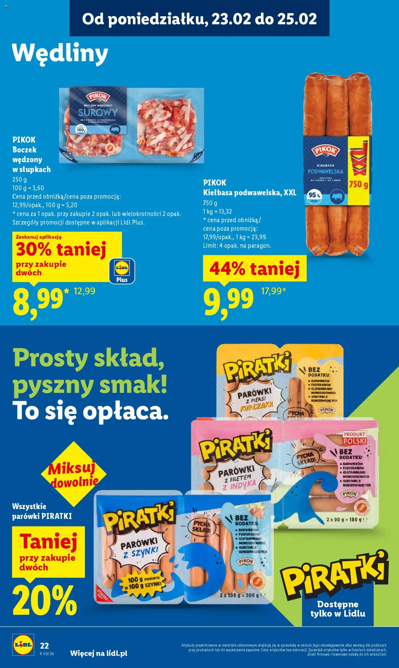 Lidl Polsko leták od 23.02.2026 | Strana: 22 | Produkty: Pikok