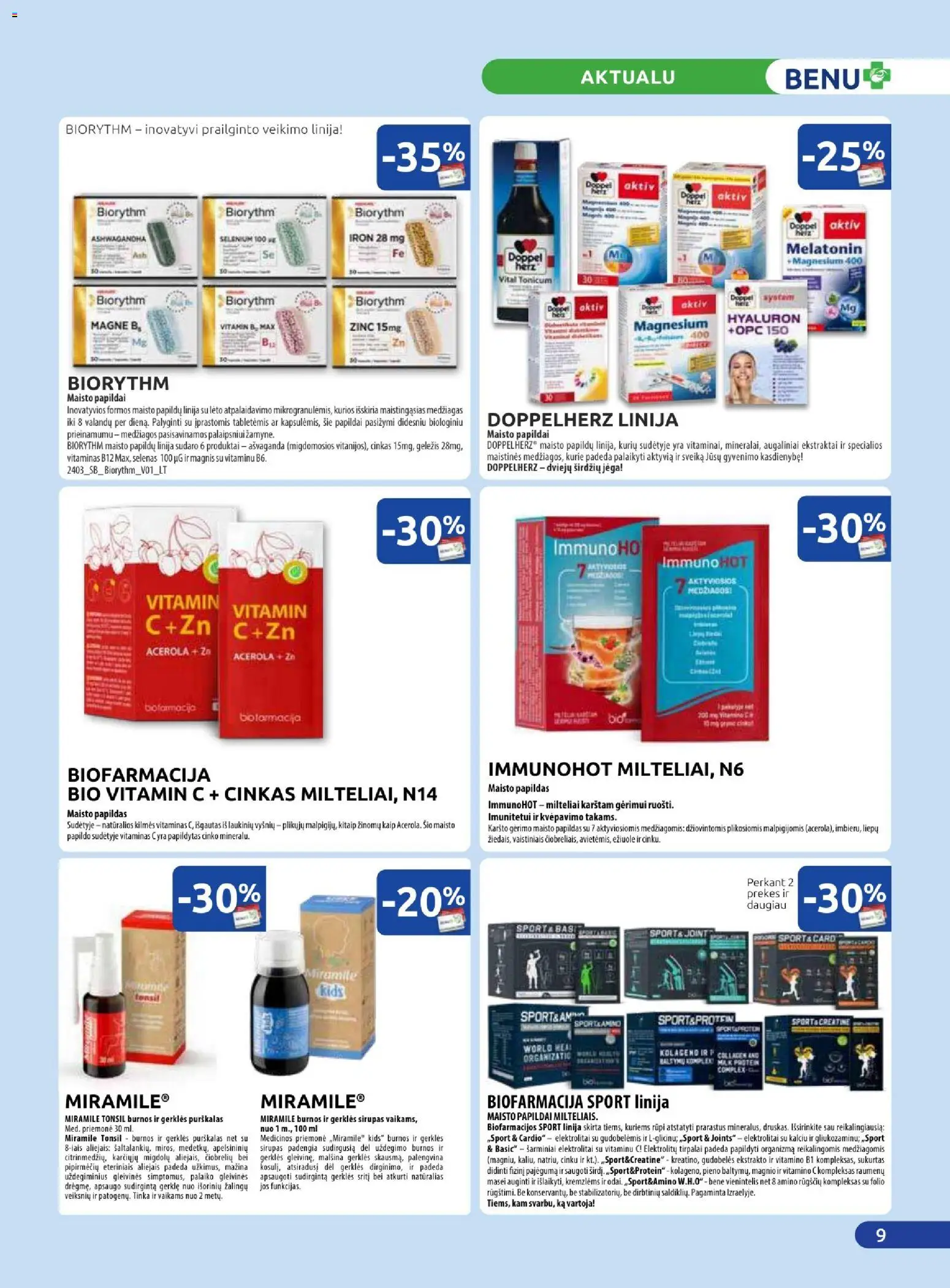 BENU akcijos nuo 01.02.2026 | Puslapis: 9