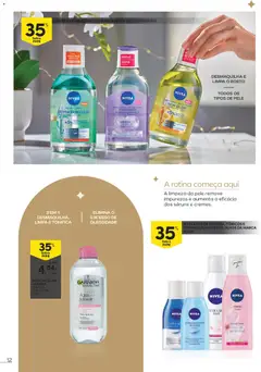 Pré-visualização Continente - Festeje o Ano em beleza válido de 09.12.2025 | Página: 12 | Produtos: Agua, Toner, Sérum, Óleo