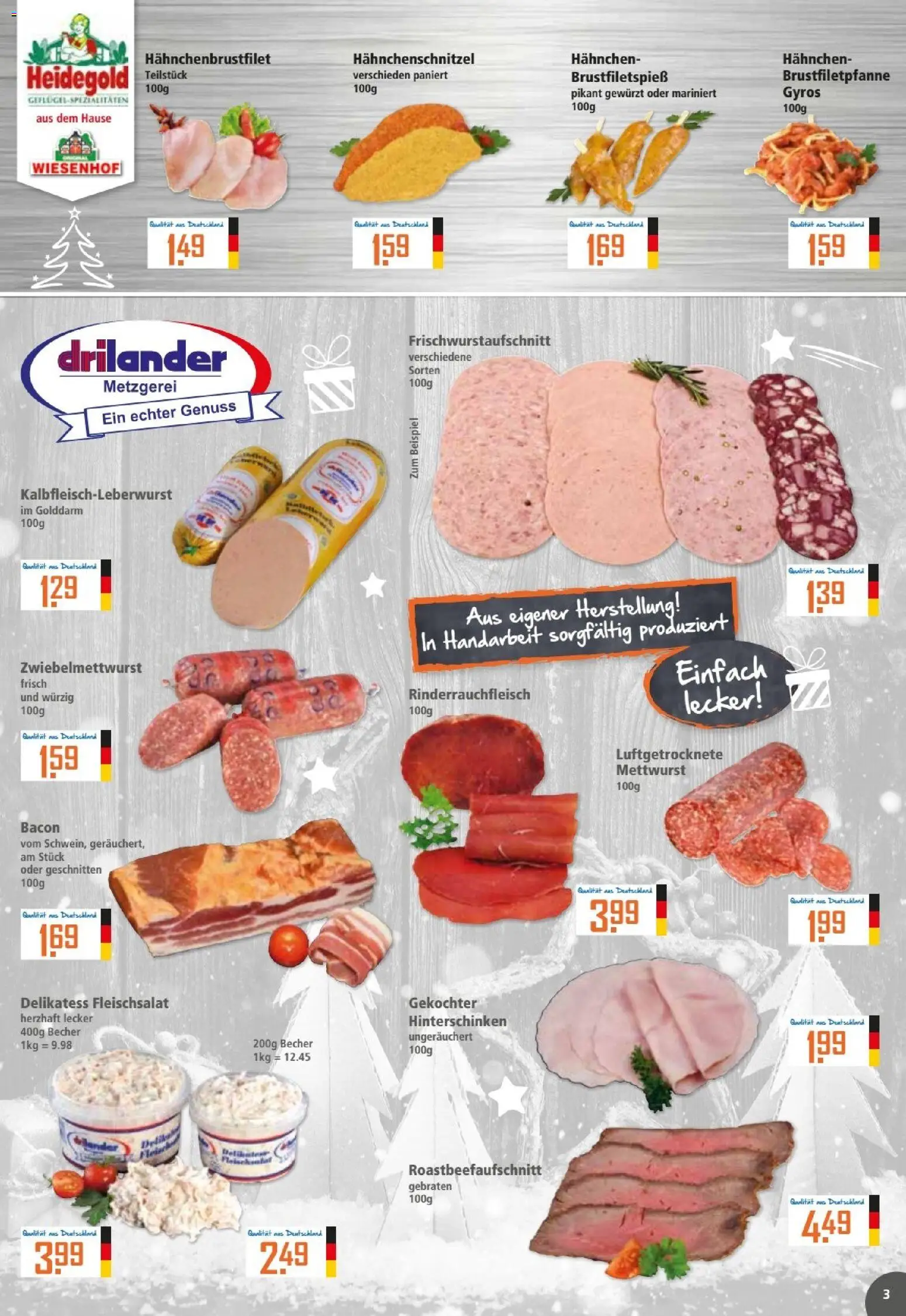 Klaas & Kock Prospekt – gültig ab 22.12.2025 | Seite: 3 | Produkte: Hahnchen, Gyros